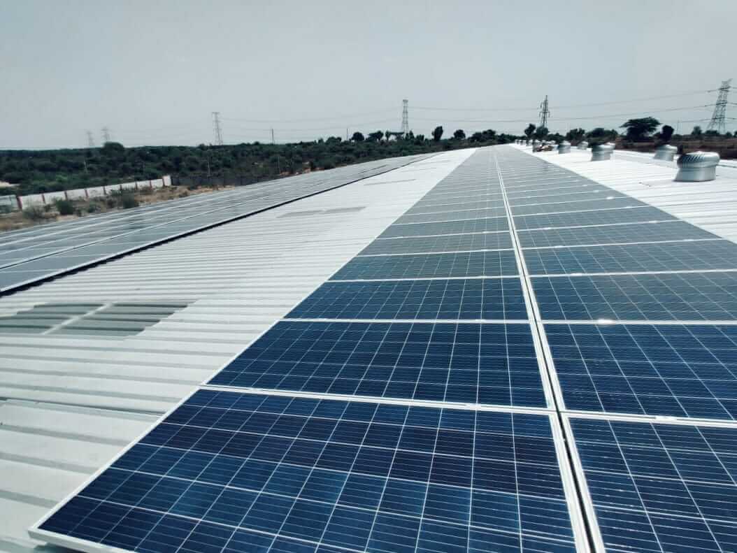 Warehouse rooftop solar project in Noida Sector 63