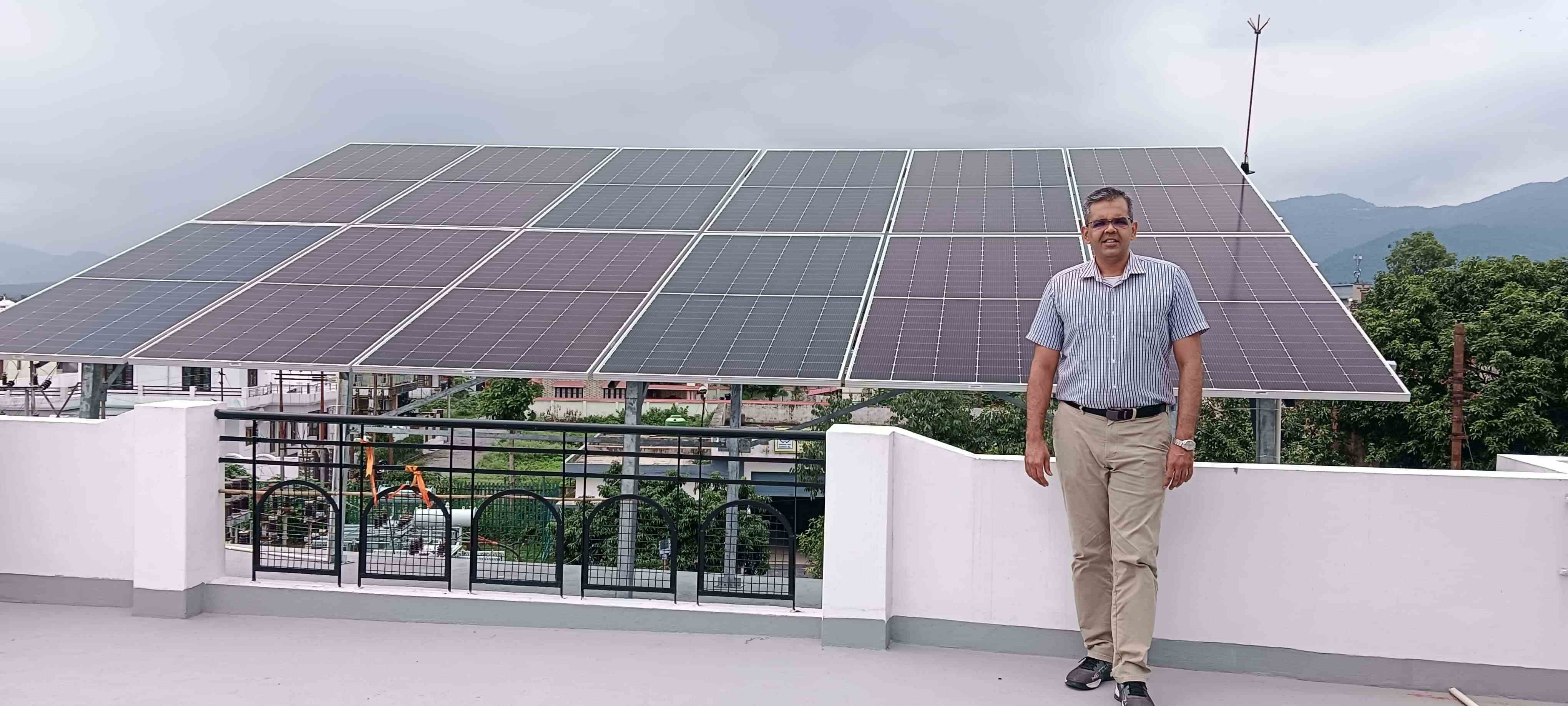 Industrial warehouse solar project in Ghaziabad