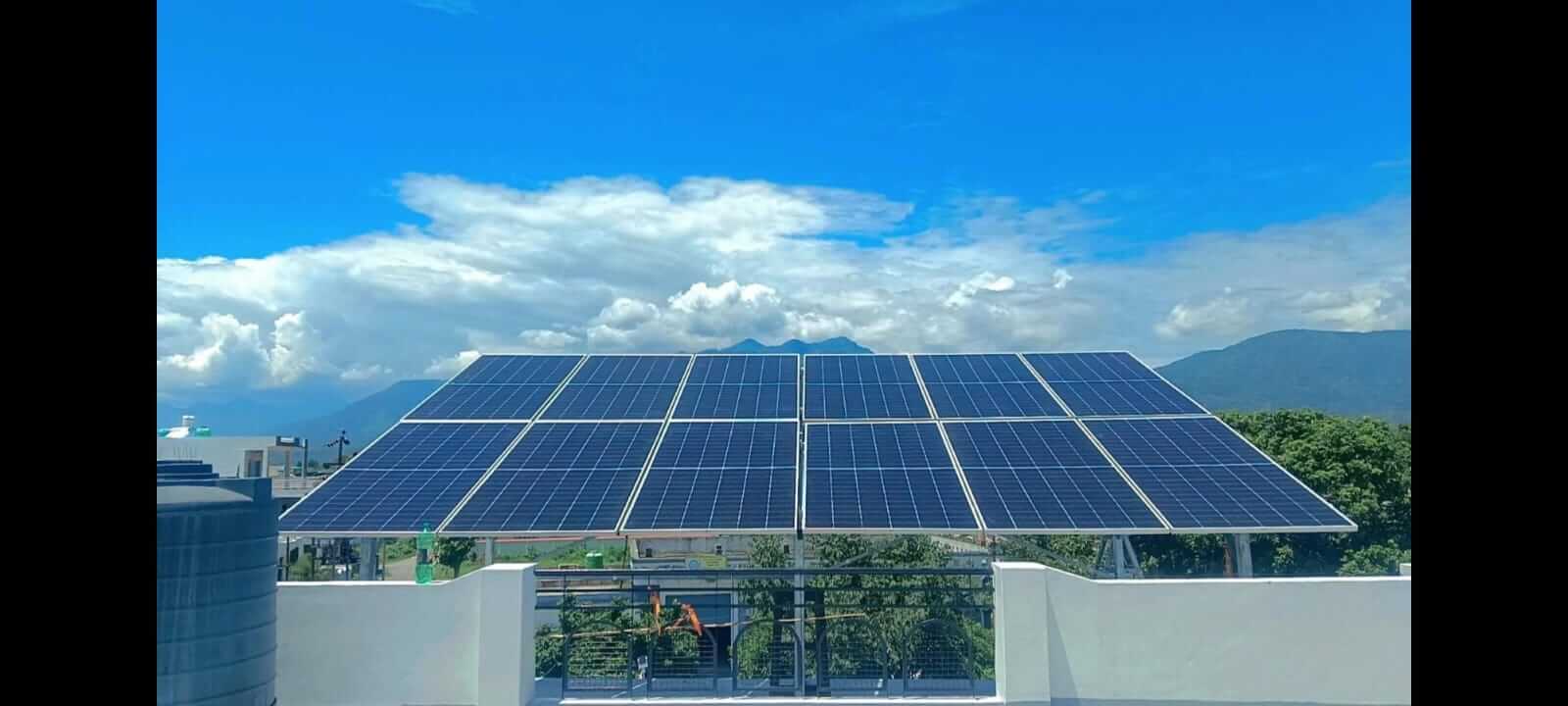 50kW commercial solar system at office building Delhi
