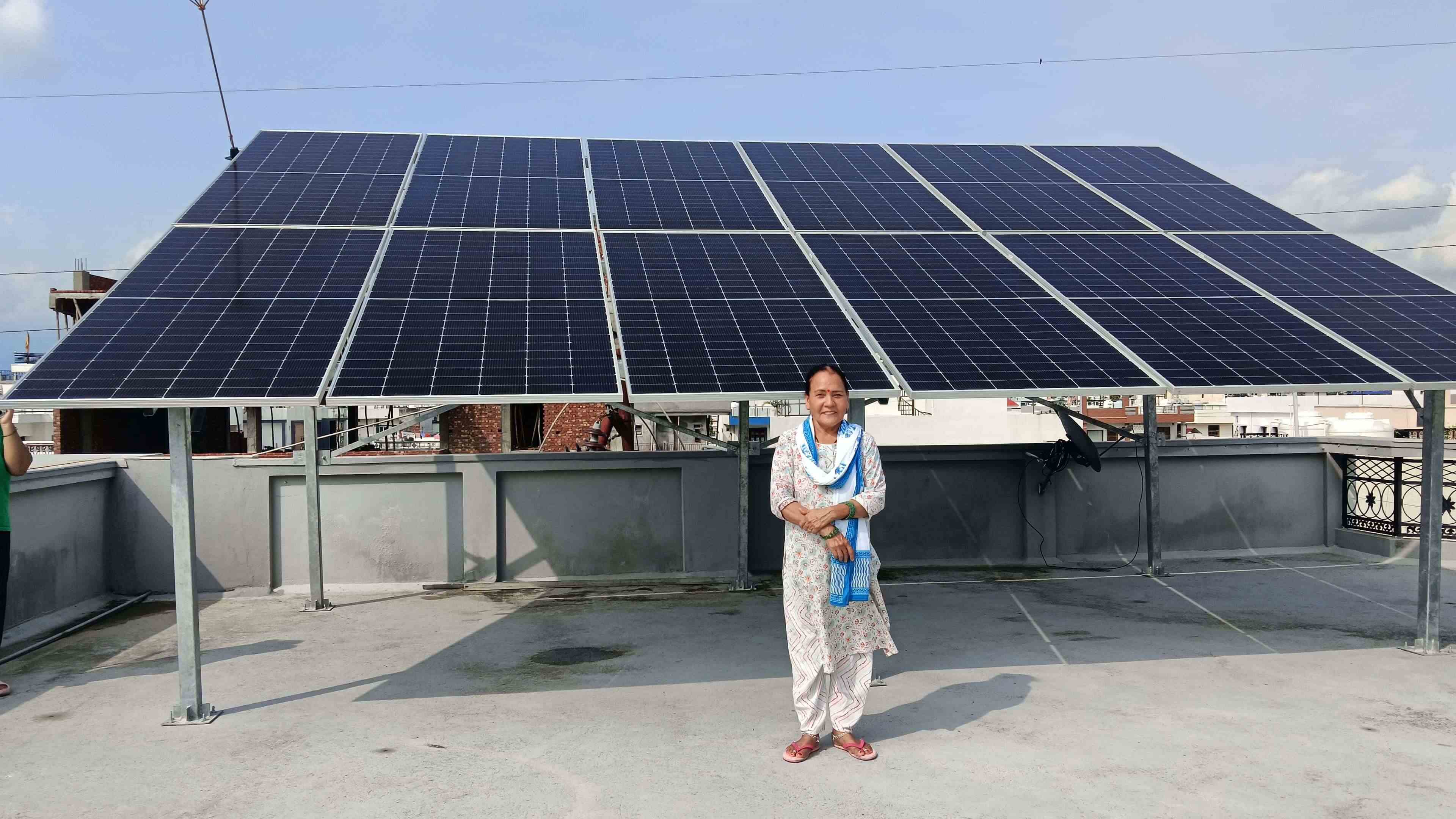 100kW rooftop solar installed at Noida factory