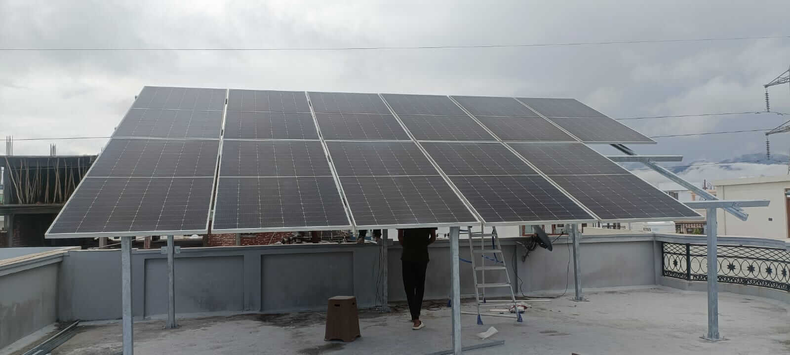 Industrial solar installation Delhi